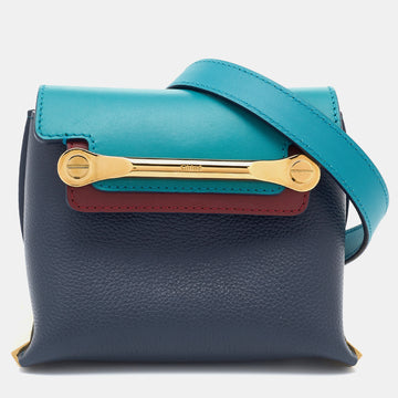 Chloe Multicolor Leather Clare Mini Crossbody Bag