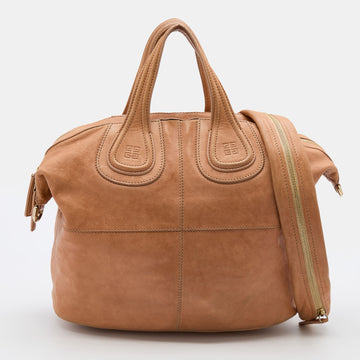 Givenchy Beige Leather Medium Nightingale Satchel