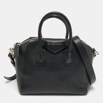 Givenchy Black Leather Mini Antigona Satchel