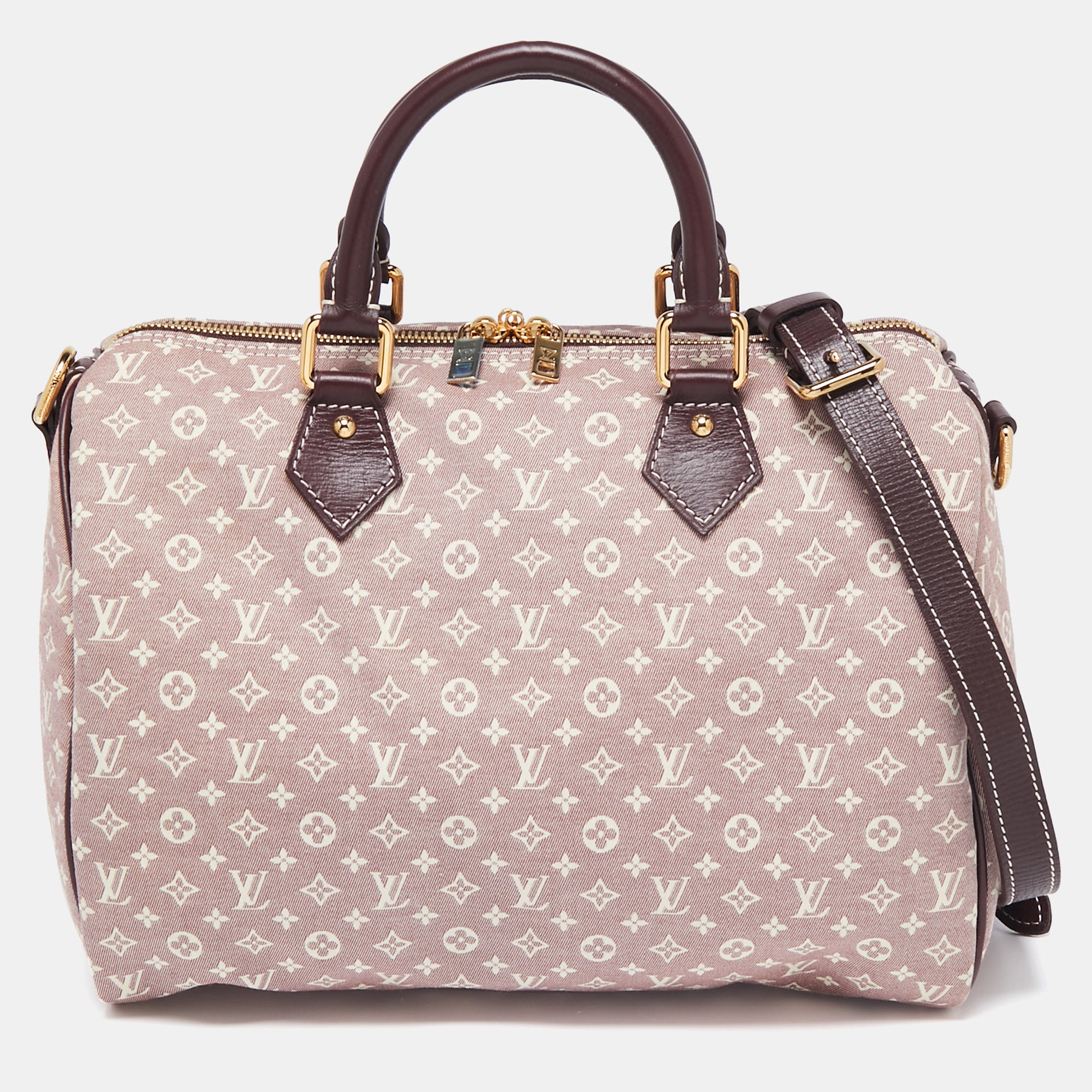 Louis Vuitton Encre Monogram Idylle Canvas Speedy Bandouliere 30 Bag