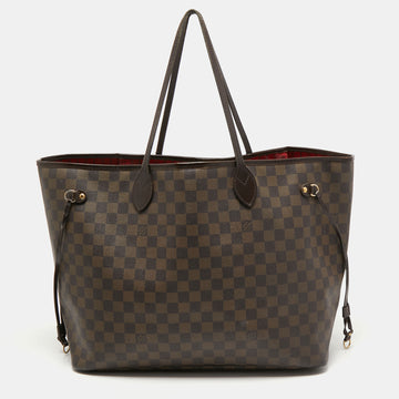 Louis Vuitton Damier Ebene Canvas Neverfull GM Bag