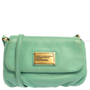 Marc by Marc Jacobs Mint Green Leather Classic Q Karlie Shoulder Bag