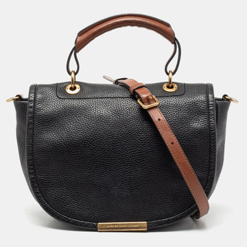 Marc by Marc Jacobs Black /Brown Leather Top Handle Bag