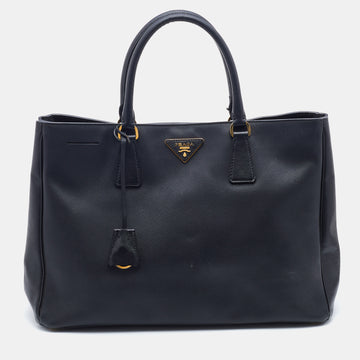 Prada Black Saffiano Leather Large Gardener's Tote