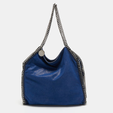 Stella McCartney Blue Faux Suede Falabella Tote