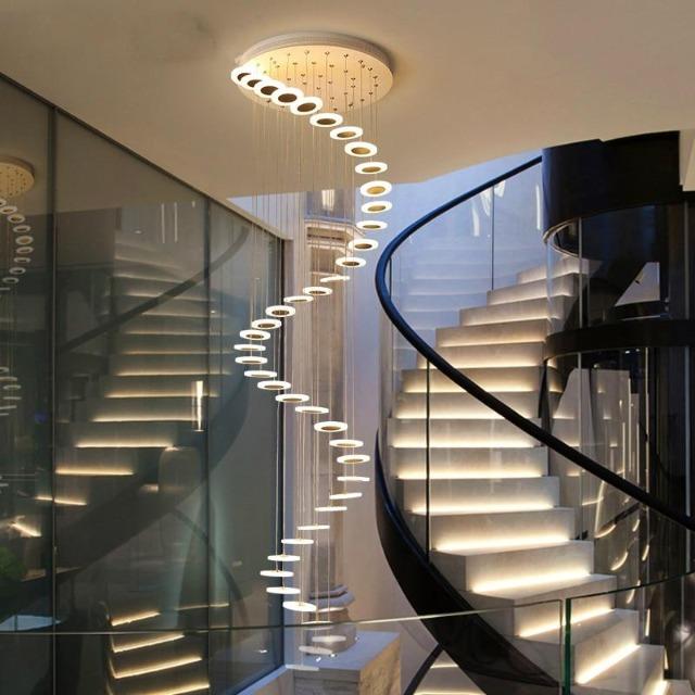 hanging spiral lights