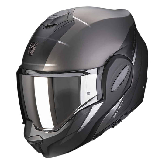 Scorpion Exo-Tech Evo Flip Helmet: Your flip helmet with an up-and-over chin piece PRIMUS GREY
