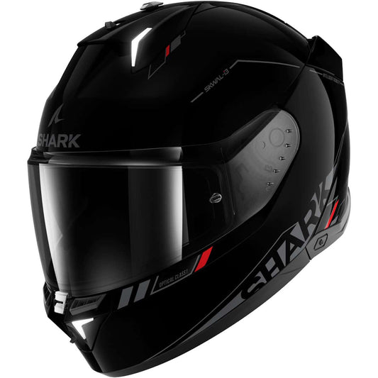 The Shark Skwal i3 helmet is the world's 1st helmet with integrated brake lights. This innovative full face helmet combines LED lights with an integrated accelerometer to trigger rear flashing brake lights on braking, without the need for cables or Bluetooth!