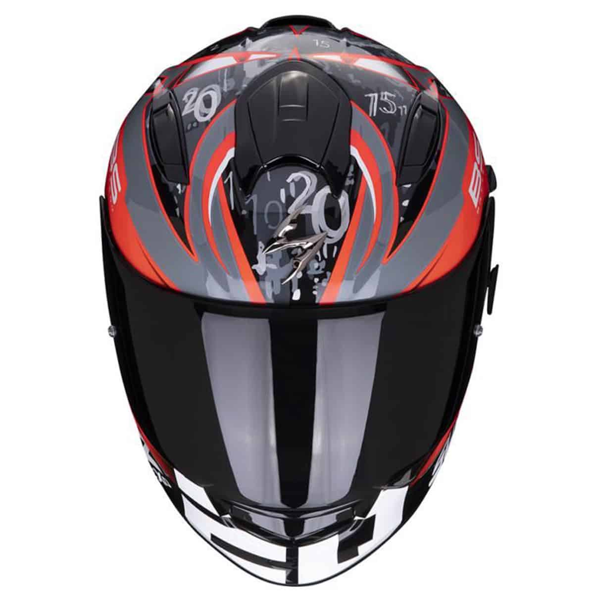 Scorpion Exo 491 Fabio: Entry level full face motorcycle helmet with drop down visor-3