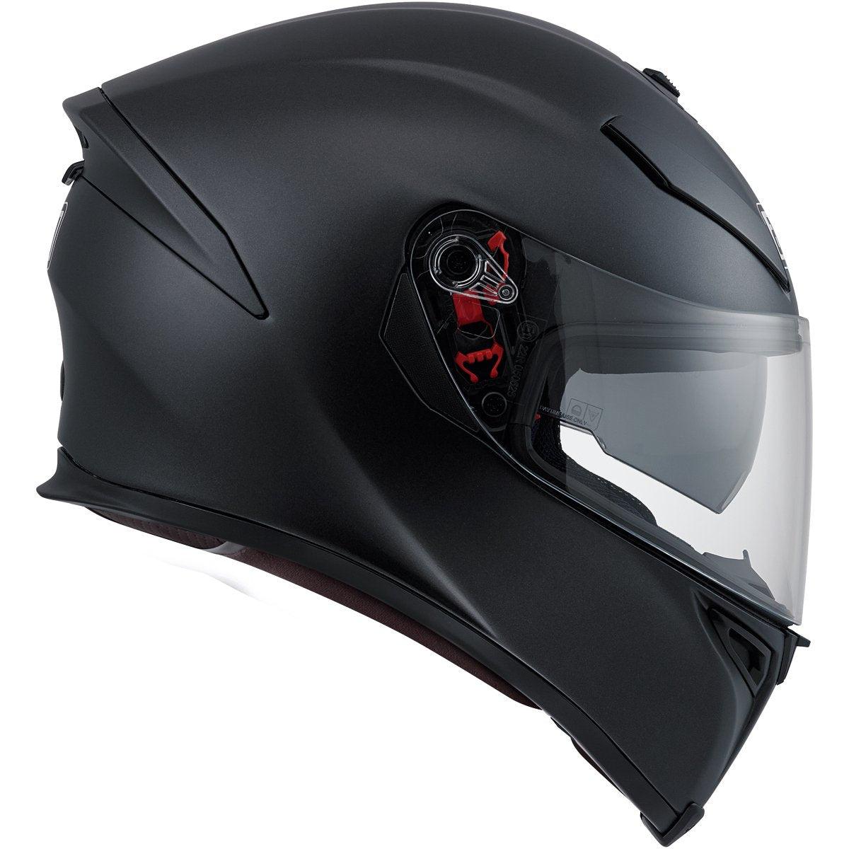 AGV K5-S Solid Helmet - Matt Black - Browse our range of Helmet: Full Face - getgearedshop 