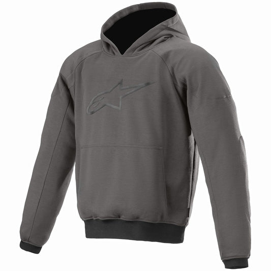 Alpinestars Ageless Protective Hoodie - Asphalt Melange - Browse our range of Clothing: Hoodies - getgearedshop 