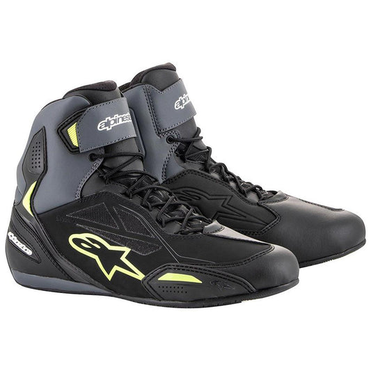 Alpinestars Faster-3 Drystar Shoes WP Black Grey Yellow 48 US14