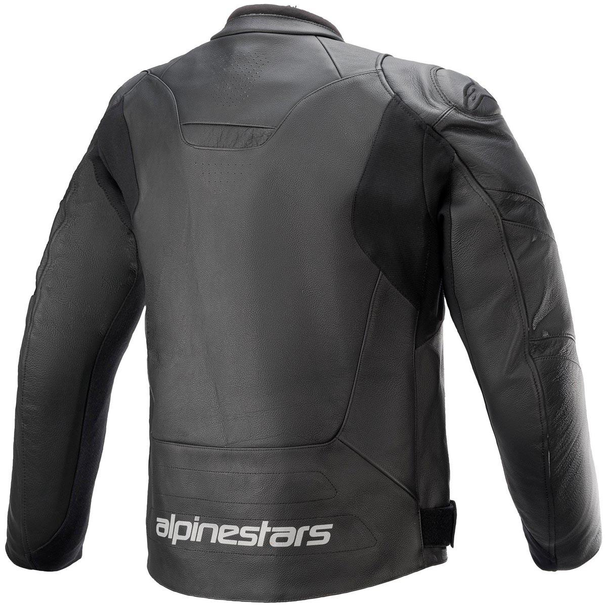 Alpinestars Faster V2 Leather Jacket Black - Motorcycle Leathers