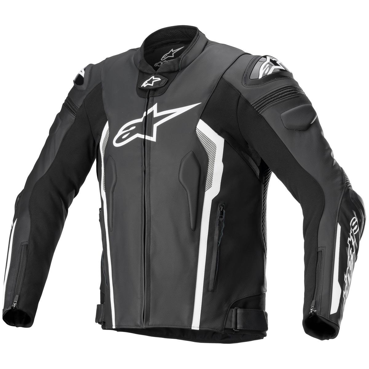 Alpinestars Missile V2 Leather Jacket Black White 60