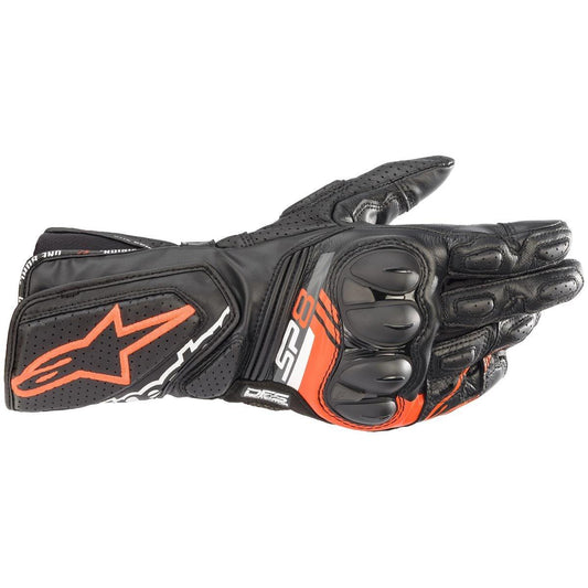Alpinestars SP-8 V3 Gloves Black Red Fluo 3XL