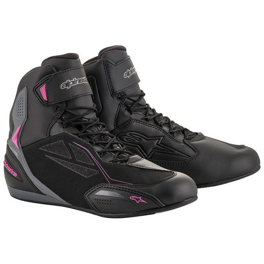 Alpinestars Stella Faster-3 Drystar Shoes Ladies WP Black Grey Pink 44 US11.5