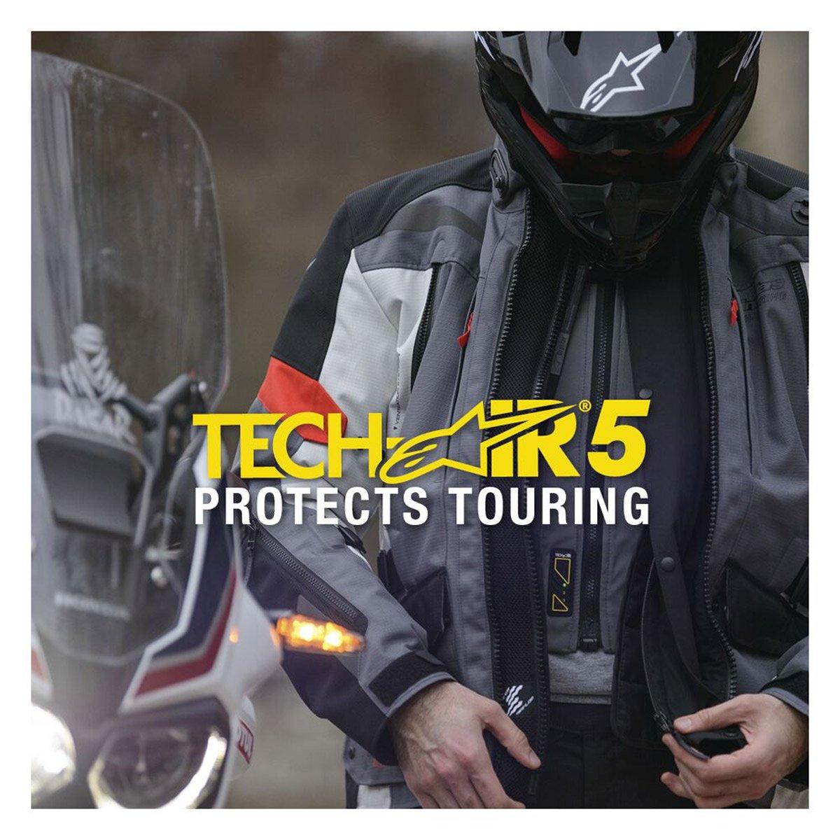 Alpinestars Tech-Air 5 System Air Vest Grey - Motorcycle Body Armour