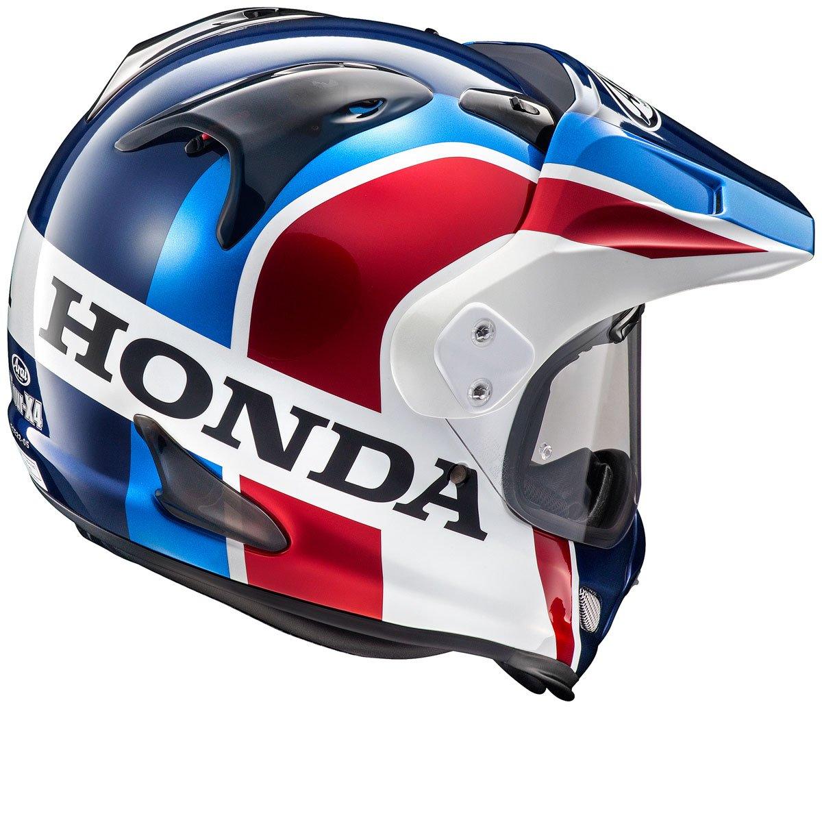 Arai Tour-X 4 Honda Africa Twin 2018 Helmet - White Red Blue - Browse our range of Helmet: Adventure - getgearedshop 