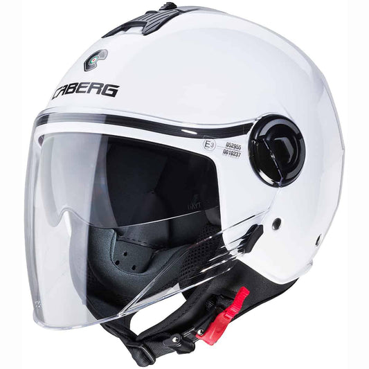 Caberg Riviera V4 Helmet - White - Browse our range of Helmet: Scooter - getgearedshop 