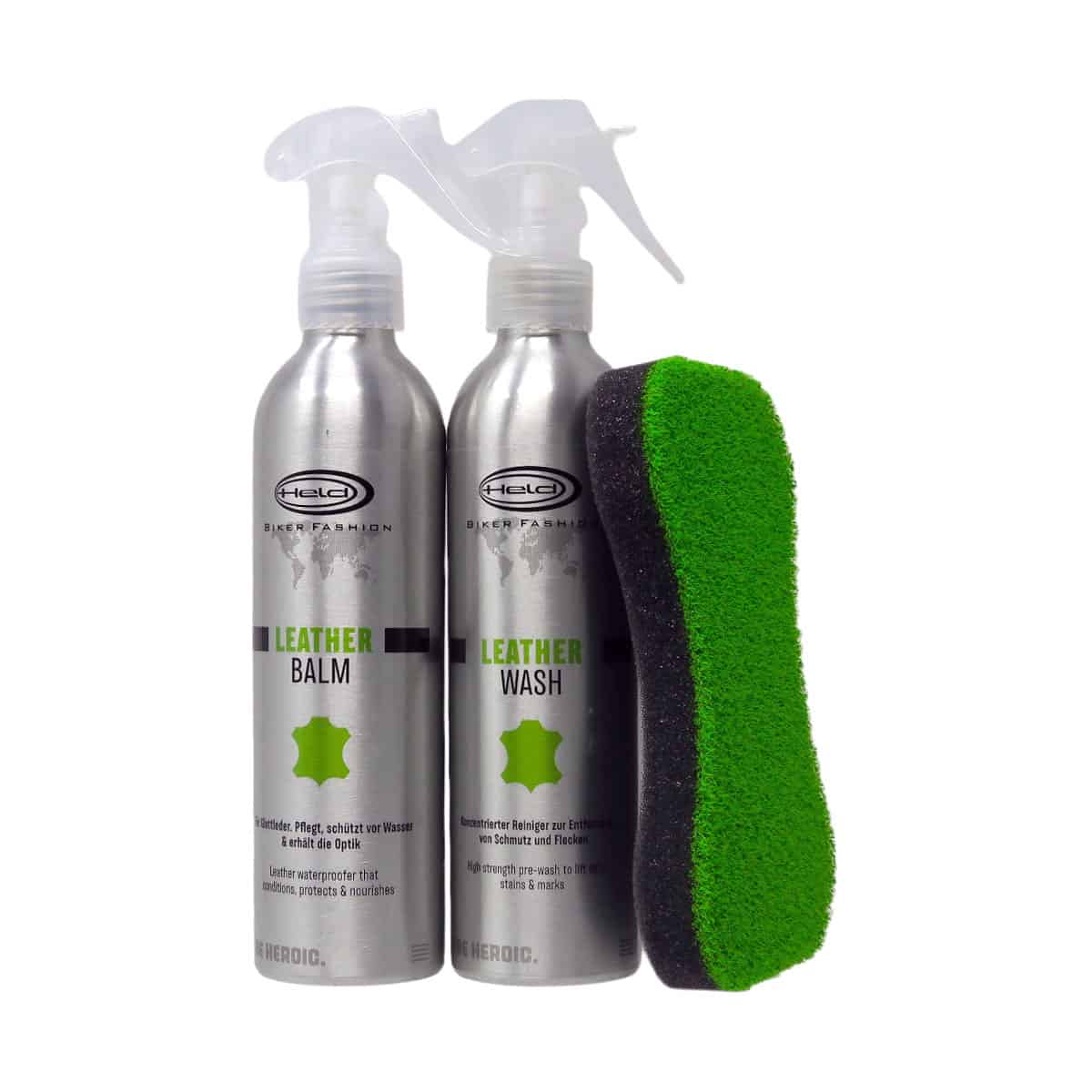 Specialist Leathers & Footwear Care Set: Clean, care for & waterproof your leathers & boots