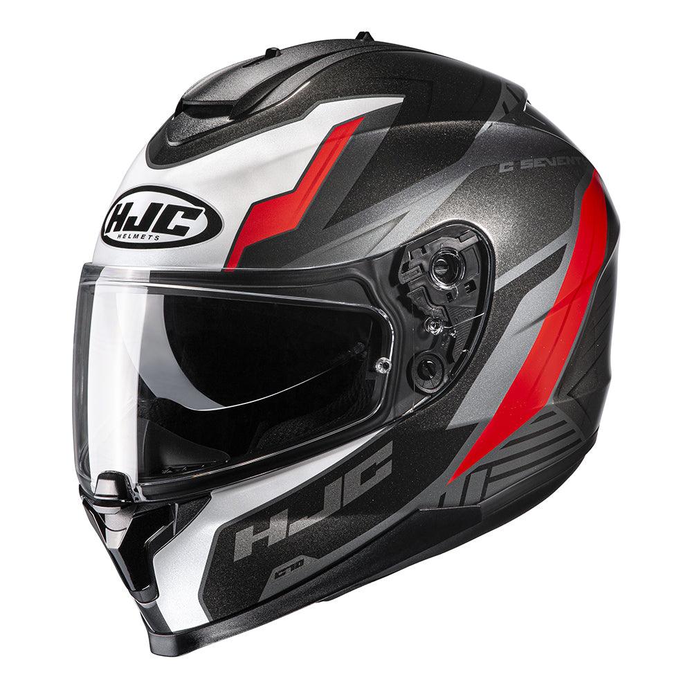 HJC C70 Helmet Silon - Red - Browse our range of Helmet: Full Face - getgearedshop 