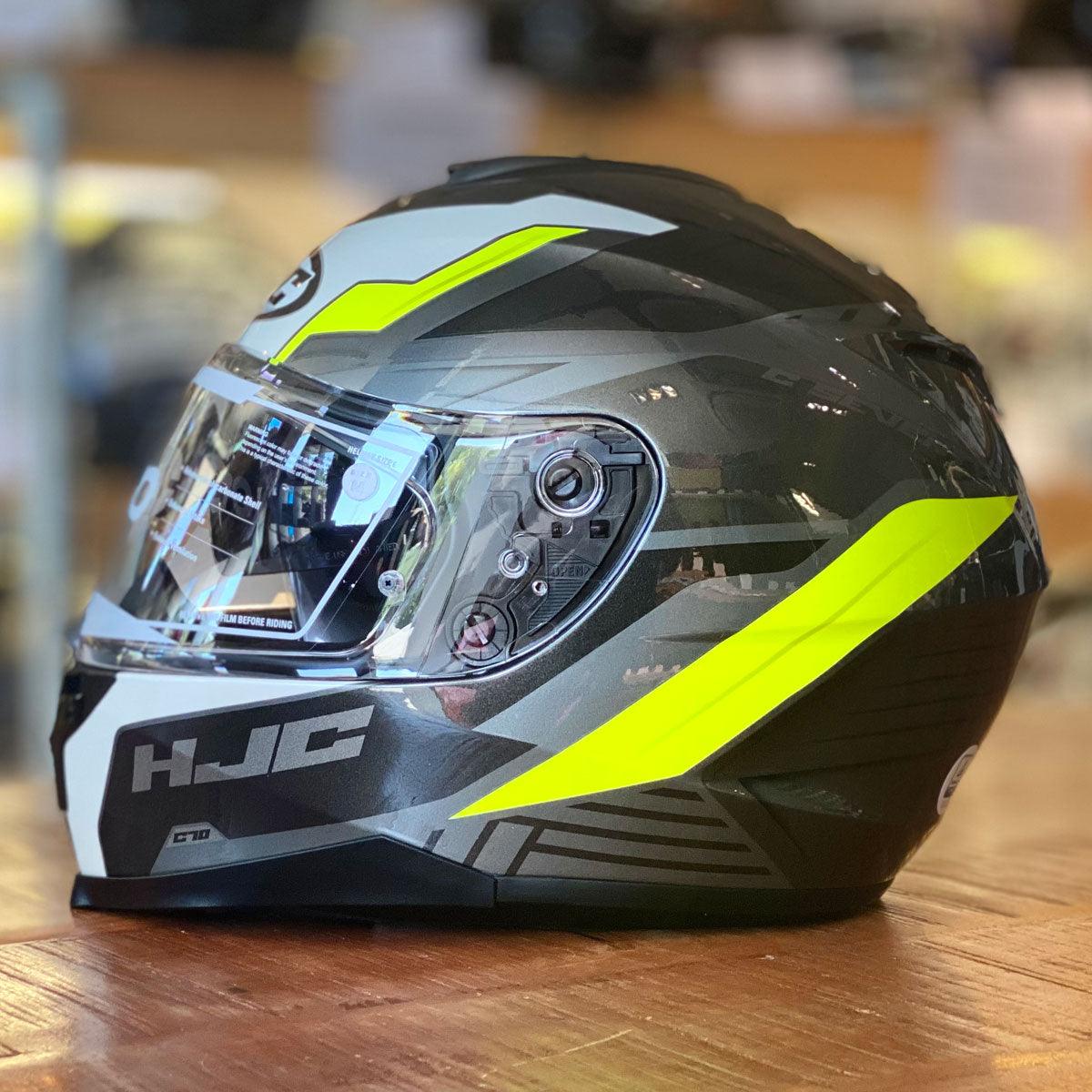 HJC C70 Helmet Silon - Yellow - Browse our range of Helmet: Full Face - getgearedshop 