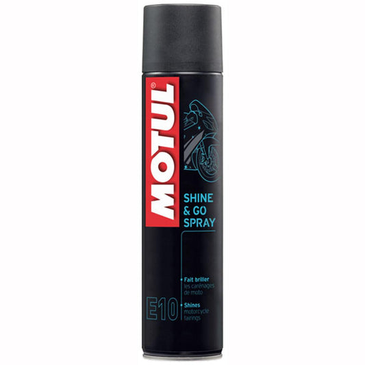 Motul E10 Shine + Go Spray - 400ml - Browse our range of Care: Cleaning - getgearedshop 