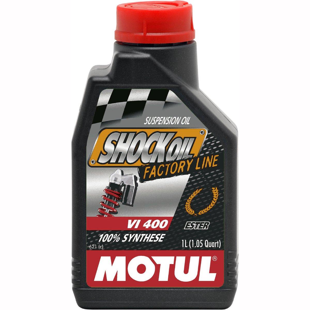 Motul Factory Line 2.5W20 Vi 400 Shock Oil - 1L - Browse our range of Care: Oils & Liquids - getgearedshop 