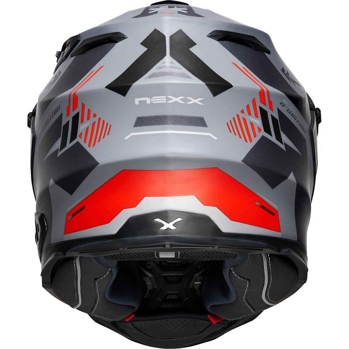 Nexx X.WED 2 Helmet Wild Country - Grey Red - getgearedshop