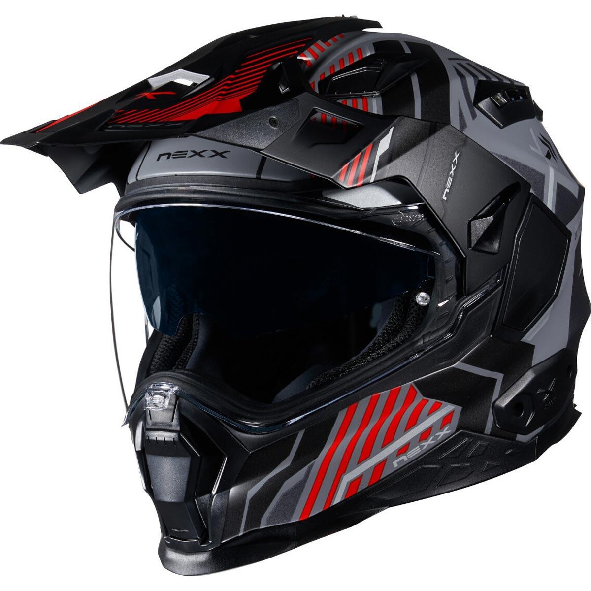 Nexx X.WED 2 Helmet Wild Country - Grey Red - getgearedshop