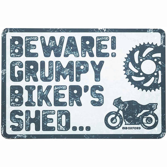 Oxford Garage Metal Signs - Beware - Browse our range of Accessories: Home - getgearedshop 
