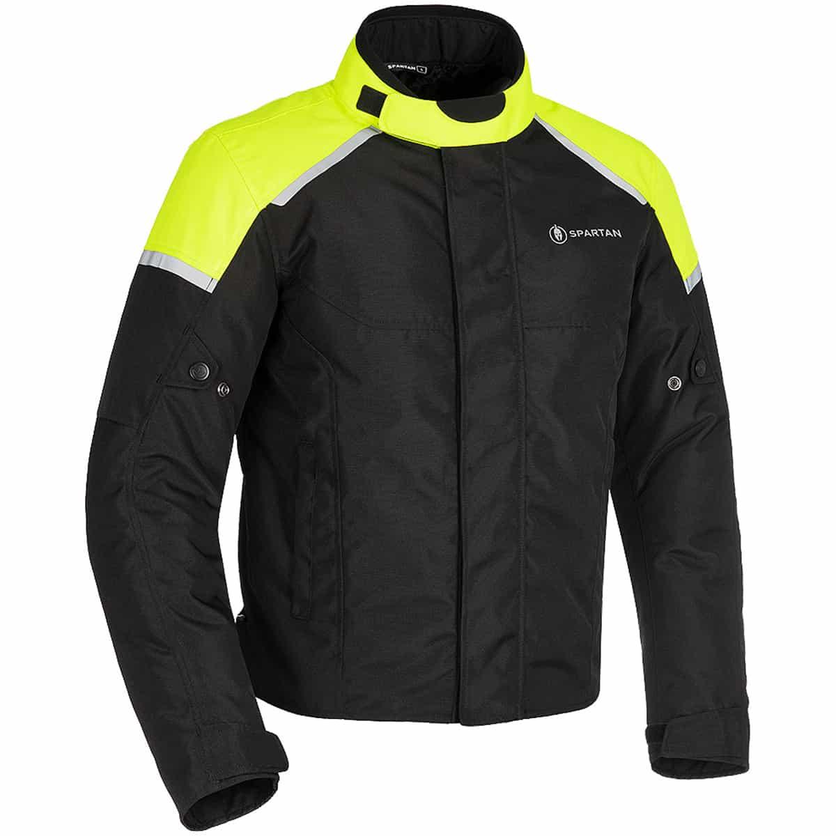 Oxford Spartan Short Jacket WP - Black Fluo - Browse our range of Clothing: Jackets - getgearedshop 