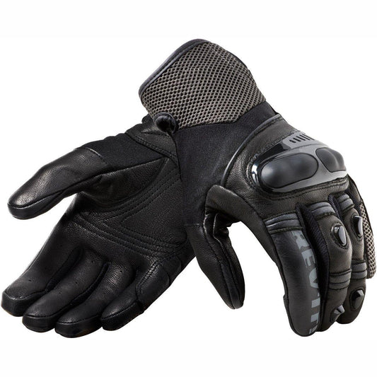 Rev It! Metric Gloves Black Anthracite 4XL