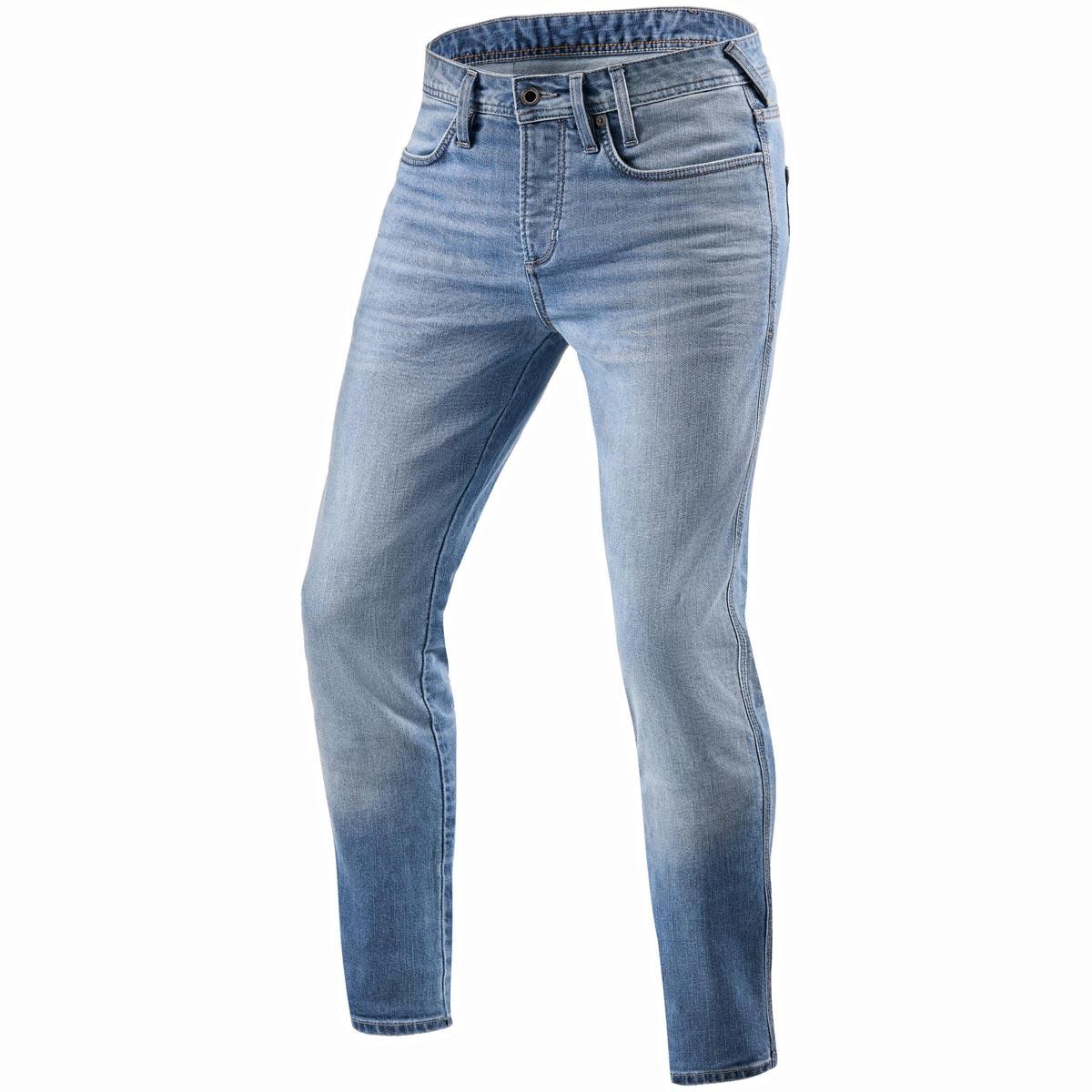 Rev It! Piston 2 Jeans SK Light Blue Used 32in Leg 36in Waist