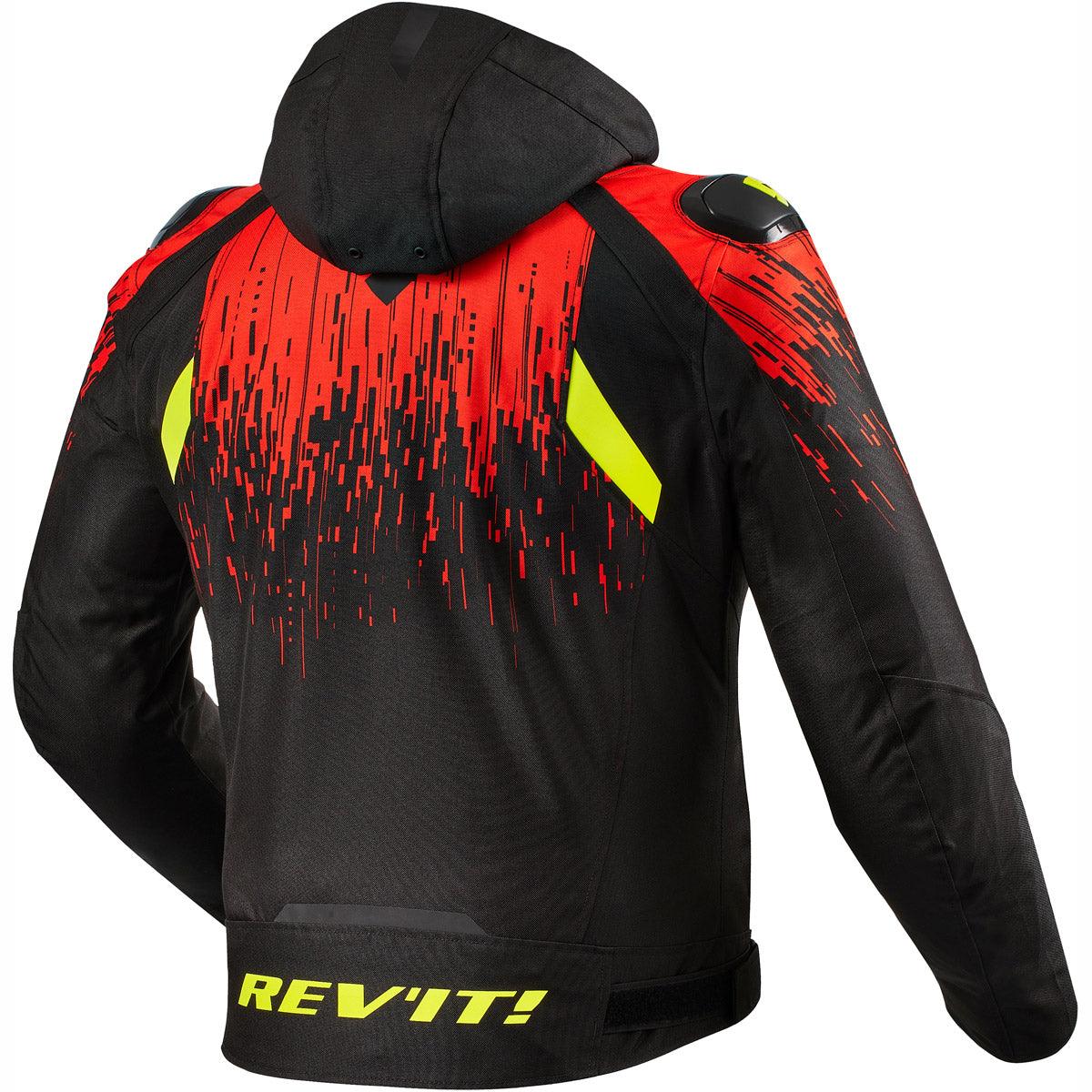 Rev It! Quantum 2 H2O Jacket Black Red - Motorcycle Clothing