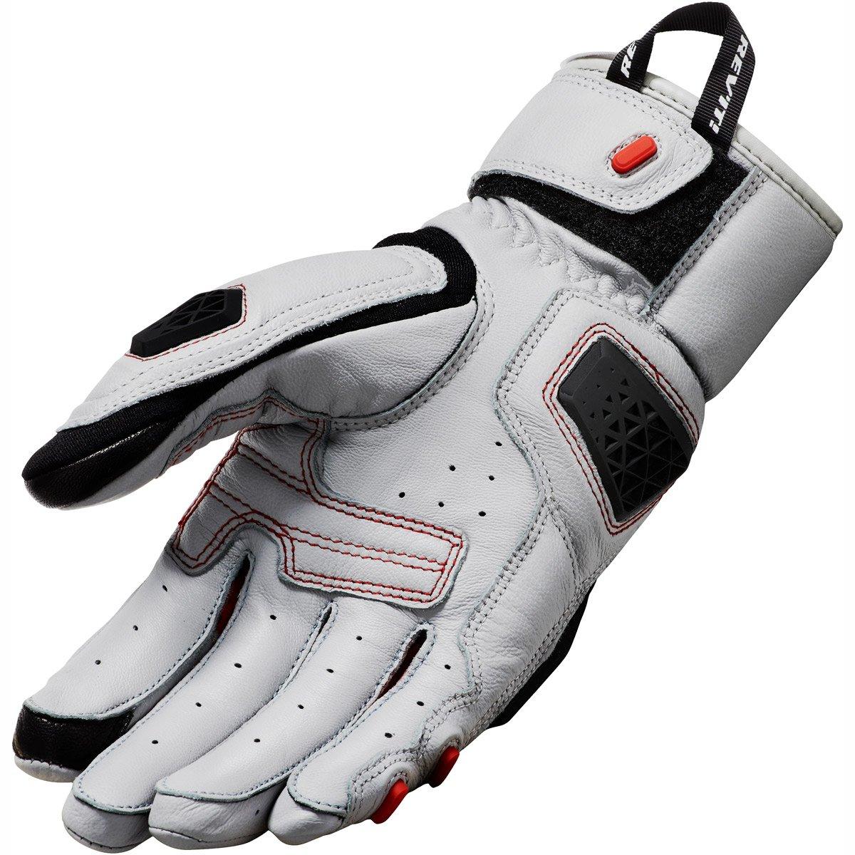 Rev It! Sand 4 Gloves Light Grey Black - Mesh Motorcycle Gloves