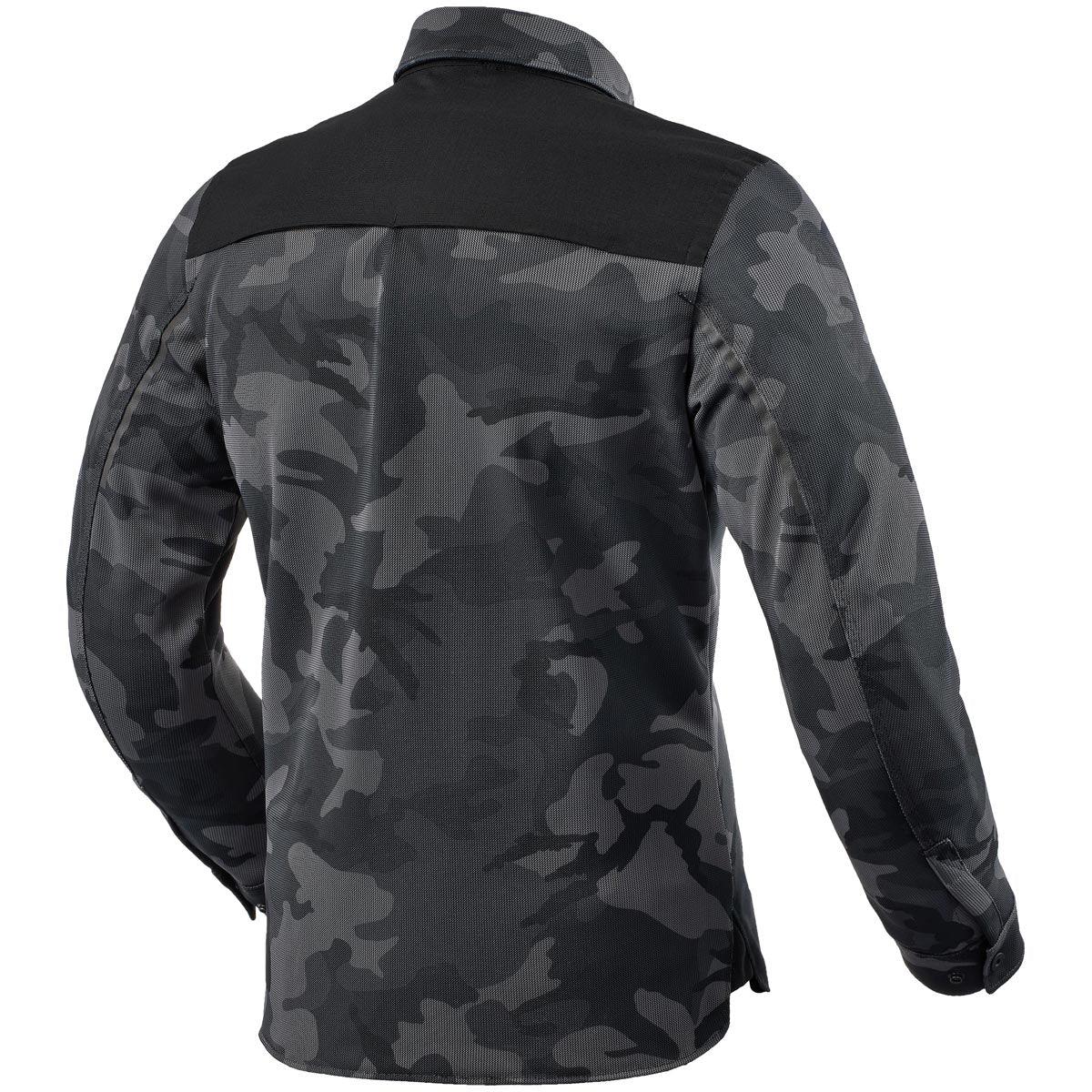 Rev It! Tracer 2 Overshirt Air - Camo Dark Grey - Browse our range of Clothing: Overshirts - getgearedshop 