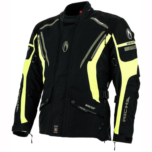 Richa Cyclone Jacket GTX Black Yellow 6XL