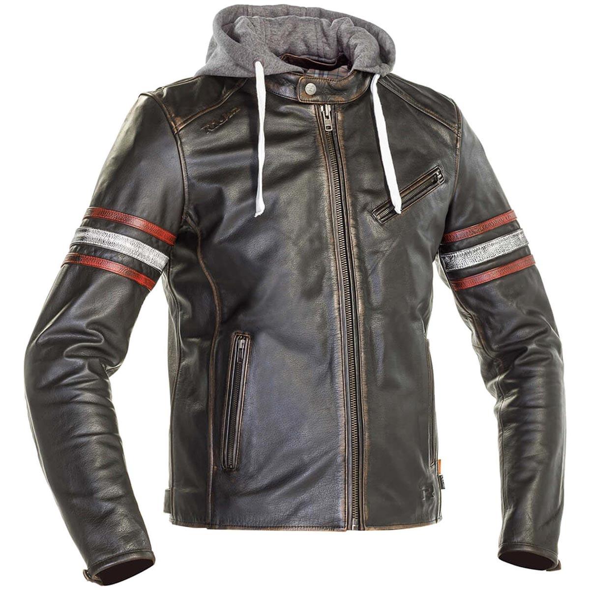 Richa Toulon 2 Leather Jacket Black Red EU66 UK56