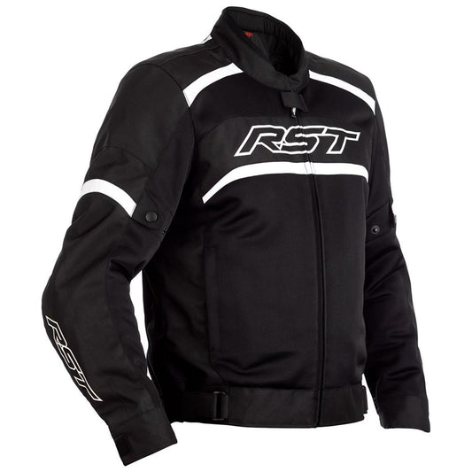 RST Pilot Textile Jacket CE Air Black White 3XL