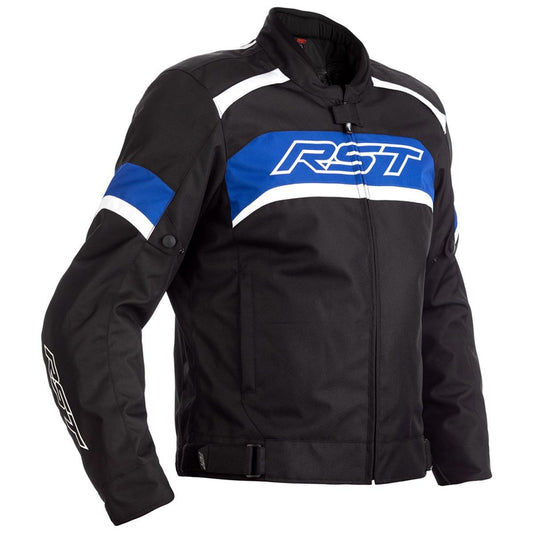 RST Pilot Textile Jacket CE WP Black Blue White 3XL
