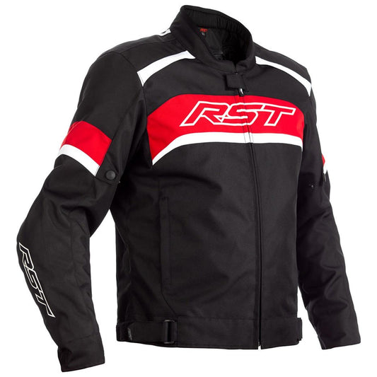 RST Pilot Textile Jacket CE WP Black Red White 3XL