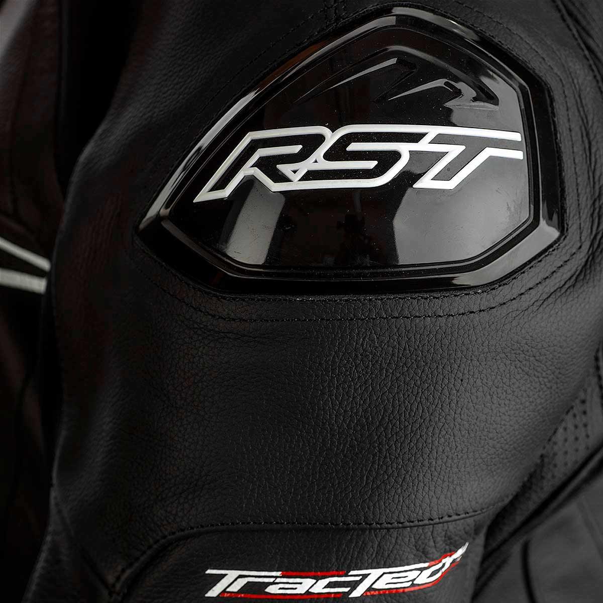 RST TracTech Evo 4 Leather Jacket CE Black - Motorcycle Leathers