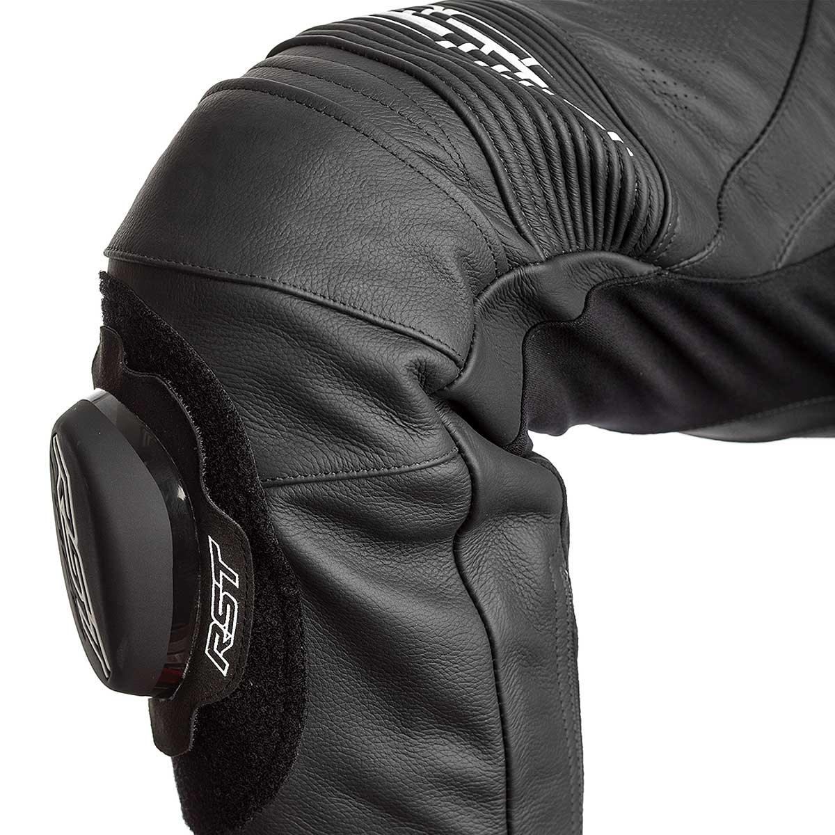 RST TracTech Evo 4 Leather Trousers CE Black - Motocross Clothing