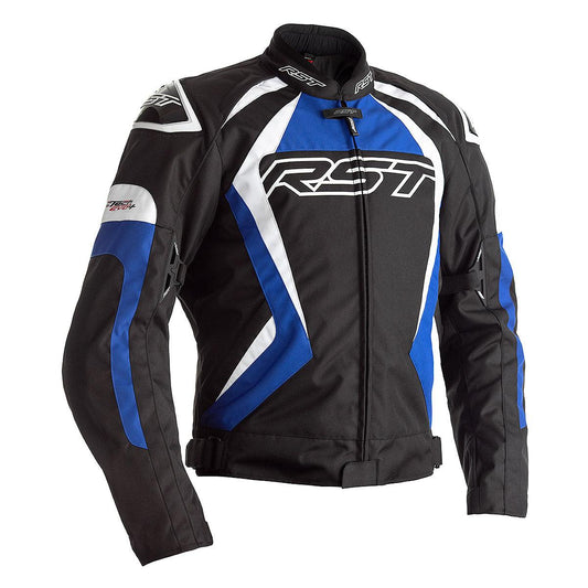 RST Tractech Evo 4 Textile Jacket CE WP Black Blue 3XL UK50