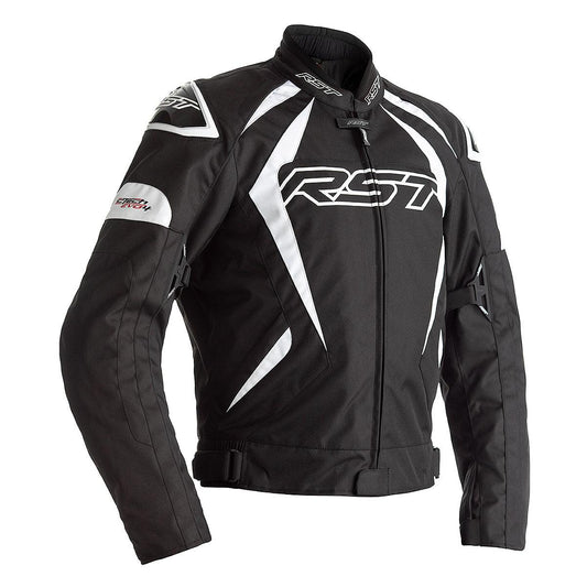 RST Tractech Evo 4 Textile Jacket CE WP Black White 4XL UK52
