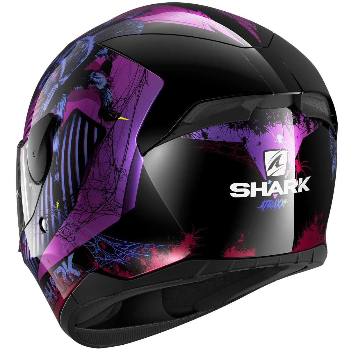 Shark D-Skwal 2 Helmet Atraxx KVX - Purple - Browse our range of Helmet: Full Face - getgearedshop 