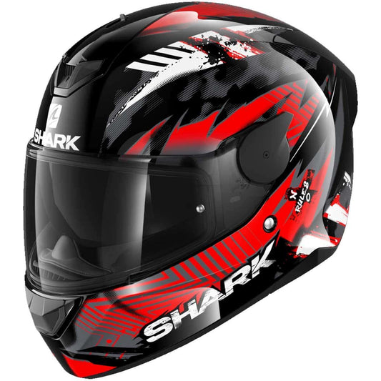 Shark D-Skwal 2 Helmet Penxa KRA - Red - Browse our range of Helmet: Full Face - getgearedshop 