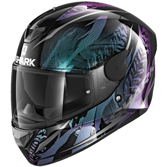 Shark D-Skwal 2 Helmet Shigan KVX - Purple - Browse our range of Helmet: Full Face - getgearedshop 