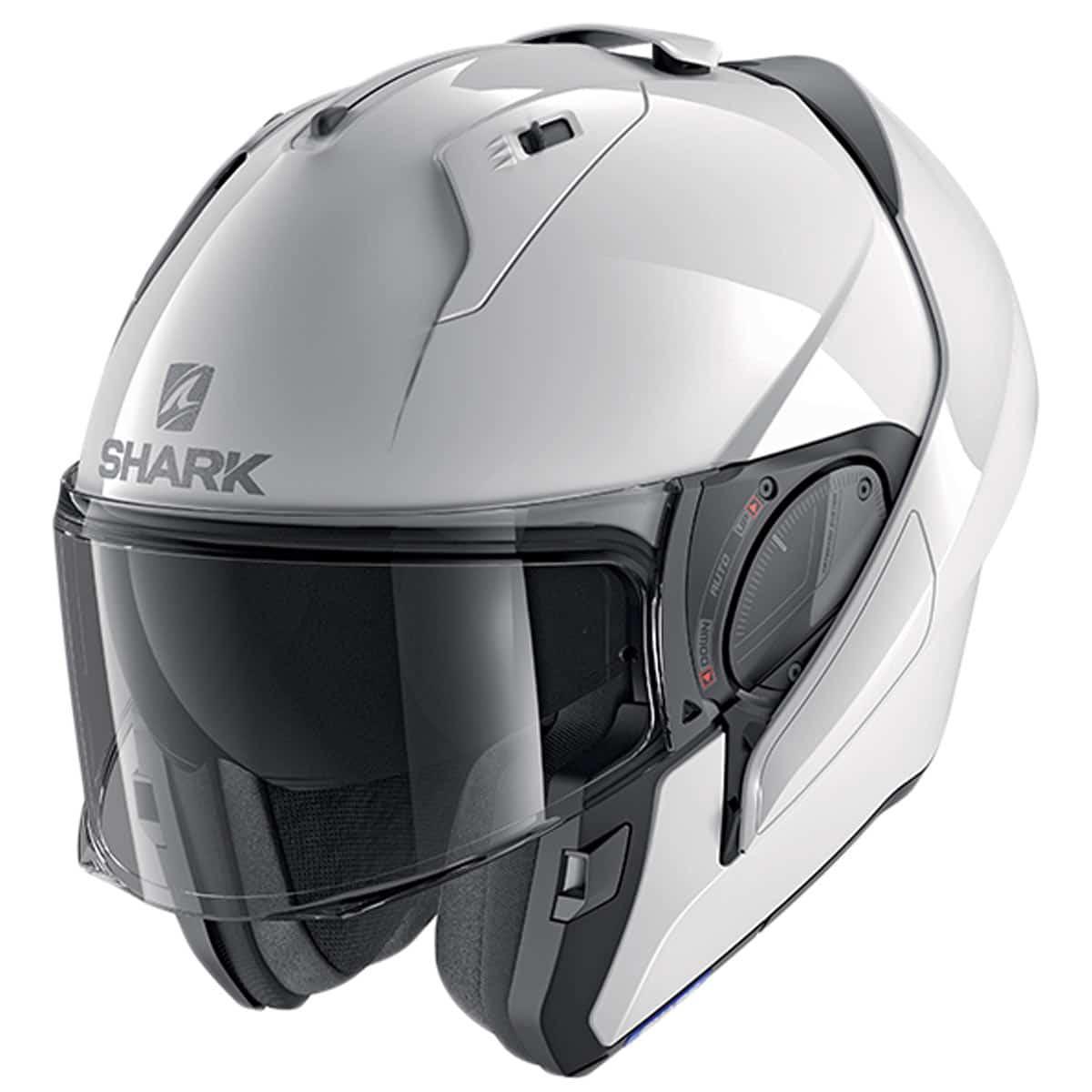 Shark Evo-ES Flip Helmet WHU - White - getgearedshop